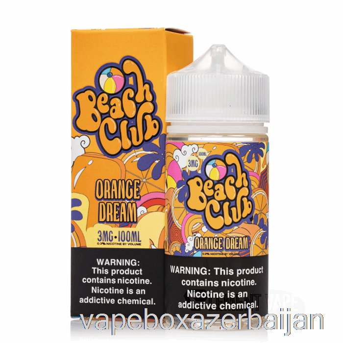 Vape Box Azerbaijan Orange Dream - Beach Club - 100mL 12mg